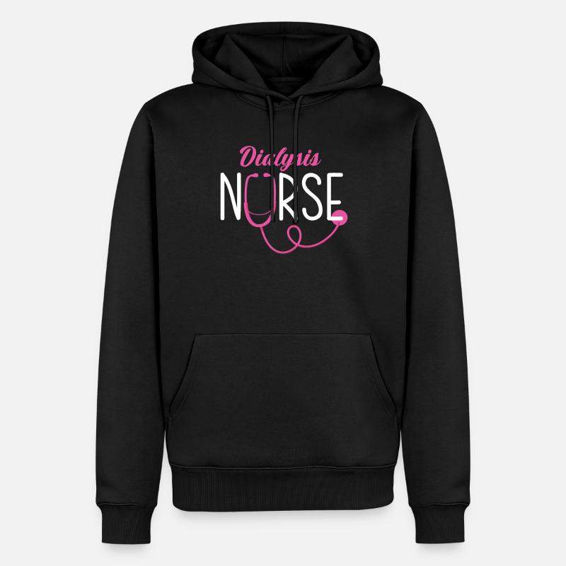 Infirmière infirmière - Sweat à capuche Premium bio Homme - noir