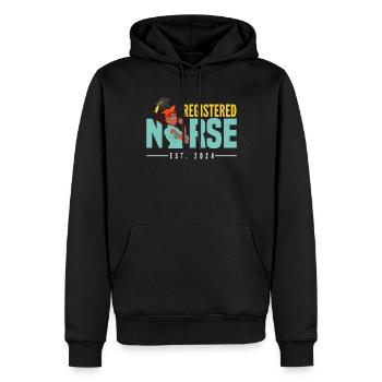 Krankenschwester Pfleger Krankenpfleger - Männer Premium Bio Hoodie - Schwarz - Vorne - Nico (187cm)