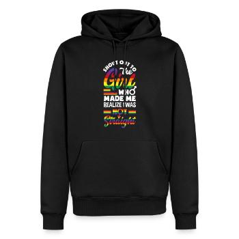 LGBT Pride LGBTQ Pride - Männer Premium Bio Hoodie - Schwarz - Vorne - Nico (187cm)