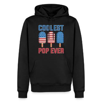 Coolest Pop Ever Popsicle Eis Geschenk - Männer Premium Bio Hoodie - Schwarz - Vorne - Nico (187cm)