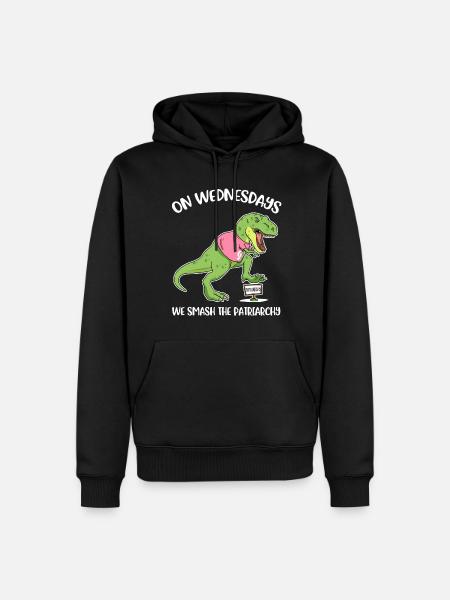 We Smash The Patriarchy Feminismus Geschenk - Männer Premium Bio Hoodie - Schwarz