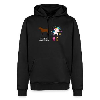 Standesbeamter Standesbeamtin Hochzeit - Männer Premium Bio Hoodie - Schwarz - Vorne - Nico (187cm)