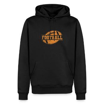 Football Spiel Amerika Sport Touchdown - Männer Premium Bio Hoodie - Schwarz - Vorne - Nico (187cm)