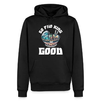 Pho King Bon Cadeau Pho - Sweat à capuche Premium bio Homme - noir - Devant - Nico (187cm)