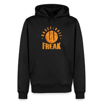 Basketball Freak Ballsport Amérique États-Unis - Sweat à capuche Premium bio Homme - noir - Devant - Nico (187cm)