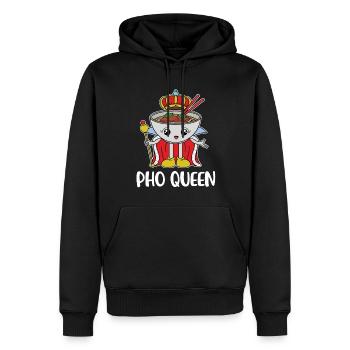 Pho Queen Pho Cadeau - Sweat à capuche Premium bio Homme - noir - Devant - Nico (187cm)