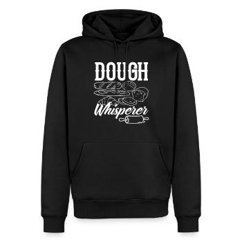 Lustiges Hobby Bäcker Geschenk - Männer Premium Bio Hoodie - Schwarz - Vorne - Nico (187cm)