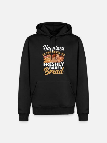Funny Hobby Baker Gift - Men’s Premium Organic Hoodie - black