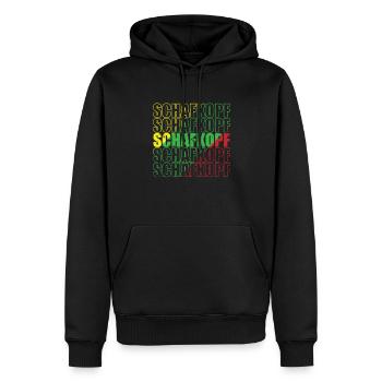 Schafkopf Kartenspiel Spielkarte Hobby - Männer Premium Bio Hoodie - Schwarz - Vorne - Nico (187cm)