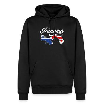 Lustiges Panama Panamaer Panamaerin Geschenk - Männer Premium Bio Hoodie - Schwarz - Vorne - Nico (187cm)