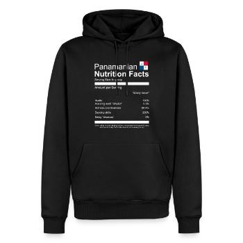 Lustiges Panama Panamaer Panamaerin Geschenk - Männer Premium Bio Hoodie - Schwarz - Vorne - Nico (187cm)