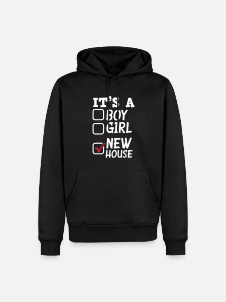 Homeowner Home Purchase Gift - Men’s Premium Organic Hoodie - black
