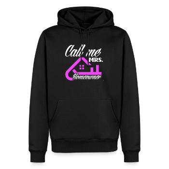 Homeowner Home Purchase Gift - Men’s Premium Organic Hoodie - black - Front - Nico (187cm)