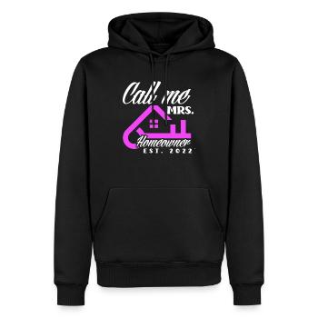 Homeowner Home Purchase Gift - Men’s Premium Organic Hoodie - black - Front - Nico (187cm)