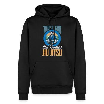 Jiu Jitsu Jiu Jitsu Jiu Jitsu - Männer Premium Bio Hoodie - Schwarz - Vorne - Nico (187cm)