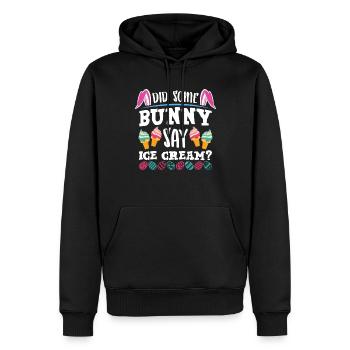 Häschen eiscreme ostersonntag schlangen - Männer Premium Bio Hoodie - Schwarz - Vorne - Nico (187cm)