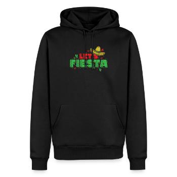 Let's Fiesta Sombrero Holiday Mexico - Men’s Premium Organic Hoodie - black - Front - Nico (187cm)