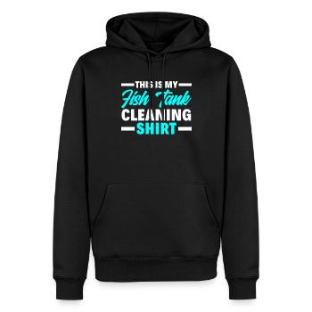 Drôle Aquarist Aquarist Aquarium Cadeau - Sweat à capuche Premium bio Homme - noir - Devant - Nico (187cm)