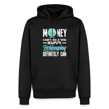 Drôle Aquarist Aquarist Aquarium Cadeau - Sweat à capuche Premium bio Homme - noir - Devant - Nico (187cm)