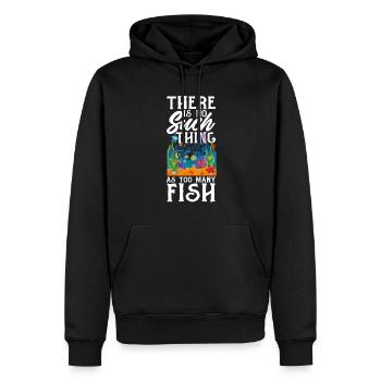 Drôle Aquarist Aquarist Aquarium Cadeau - Sweat à capuche Premium bio Homme - noir - Devant - Nico (187cm)