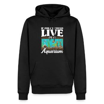 Drôle Aquarist Aquarist Aquarium Cadeau - Sweat à capuche Premium bio Homme - noir - Devant - Nico (187cm)