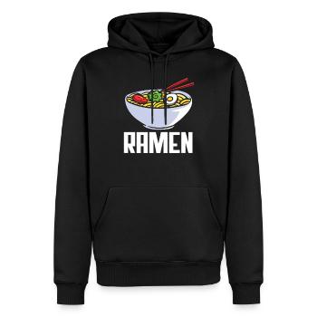 Lustiges Ramen Geschenk - Männer Premium Bio Hoodie - Schwarz - Vorne - Nico (187cm)