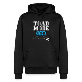 Toad mode for skipping rope Skipping rope training - Men’s Premium Organic Hoodie - black - Front - Nico (187cm)