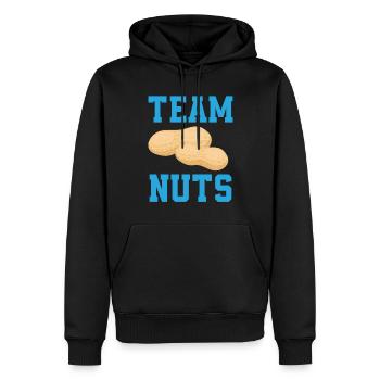 Pink Or Blue Gender Reveal Baby Party Team Boy - Männer Premium Bio Hoodie - Schwarz - Vorne - Nico (187cm)