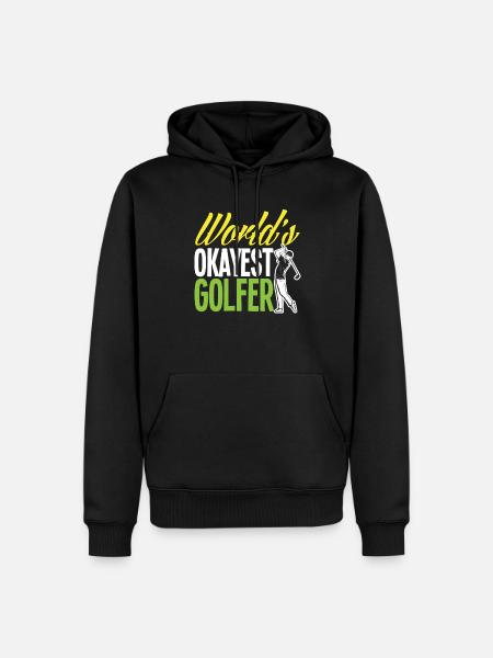 Fun Golf Golf Golfer Gift - Men’s Premium Organic Hoodie - black