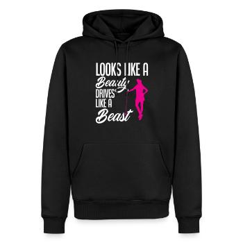 Lustiges Golfen Golf Golfer Geschenk - Männer Premium Bio Hoodie - Schwarz - Vorne - Nico (187cm)