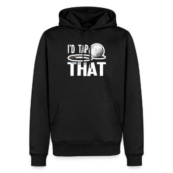 Lustiges Golfen Golf Golfer Geschenk - Männer Premium Bio Hoodie - Schwarz - Vorne - Nico (187cm)