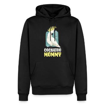 Cockatoo Mommy Vogel Geschenk - Männer Premium Bio Hoodie - Schwarz - Vorne - Nico (187cm)