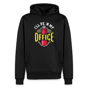 Cadeau Boxer de Boxe Drôle - Sweat à capuche Premium bio Homme - noir - Devant - Nico (187cm)