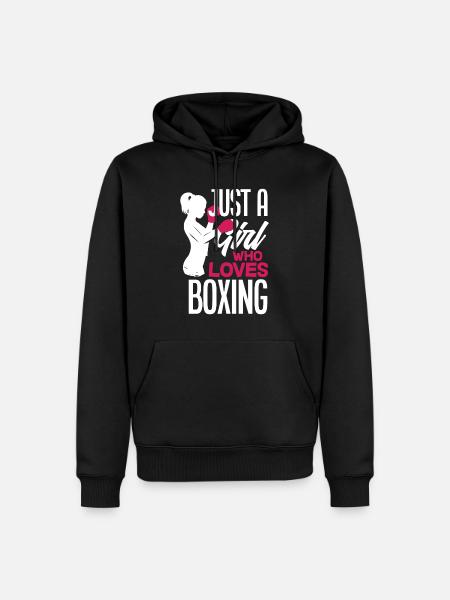 Funny Boxing Boxer Gift - Men’s Premium Organic Hoodie - black