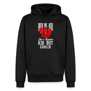 Lustiges Boxen Boxer Geschenk - Männer Premium Bio Hoodie - Schwarz - Vorne - Nico (187cm)
