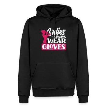 Lustiges Boxen Boxer Geschenk - Männer Premium Bio Hoodie - Schwarz - Vorne - Nico (187cm)