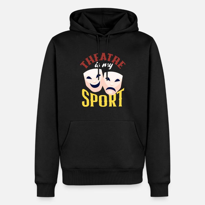 Drôle d’acteur Actrice Cadeau - Sweat à capuche Premium bio Homme - noir