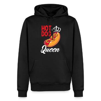 Hot Dog Hot Dogs Liebhaber Geschenk - Männer Premium Bio Hoodie - Schwarz - Vorne - Nico (187cm)