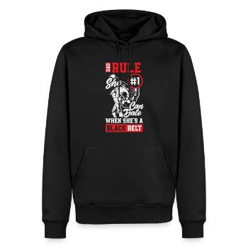 Jiu Jitsu Jiu Jitsu Jiu Jitsu - Männer Premium Bio Hoodie - Schwarz - Vorne - Nico (187cm)
