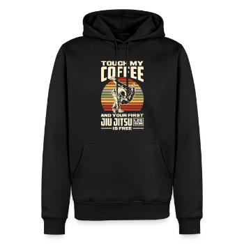 Jiu Jitsu Jiu Jitsu Jiu Jitsu - Männer Premium Bio Hoodie - Schwarz - Vorne - Nico (187cm)