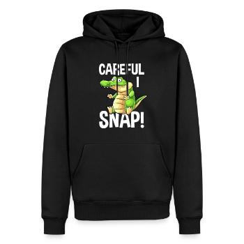 Alligator Alligatoren Krokodil Krokodile - Männer Premium Bio Hoodie - Schwarz - Vorne - Nico (187cm)