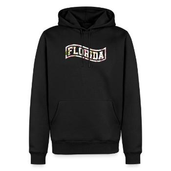 Florida - Men’s Premium Organic Hoodie - black - Front - Nico (187cm)