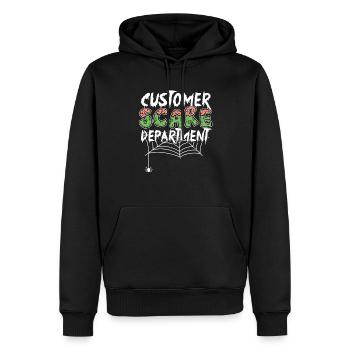 Kundendienst Der Kundendienstabteilung - Männer Premium Bio Hoodie - Schwarz - Vorne - Nico (187cm)