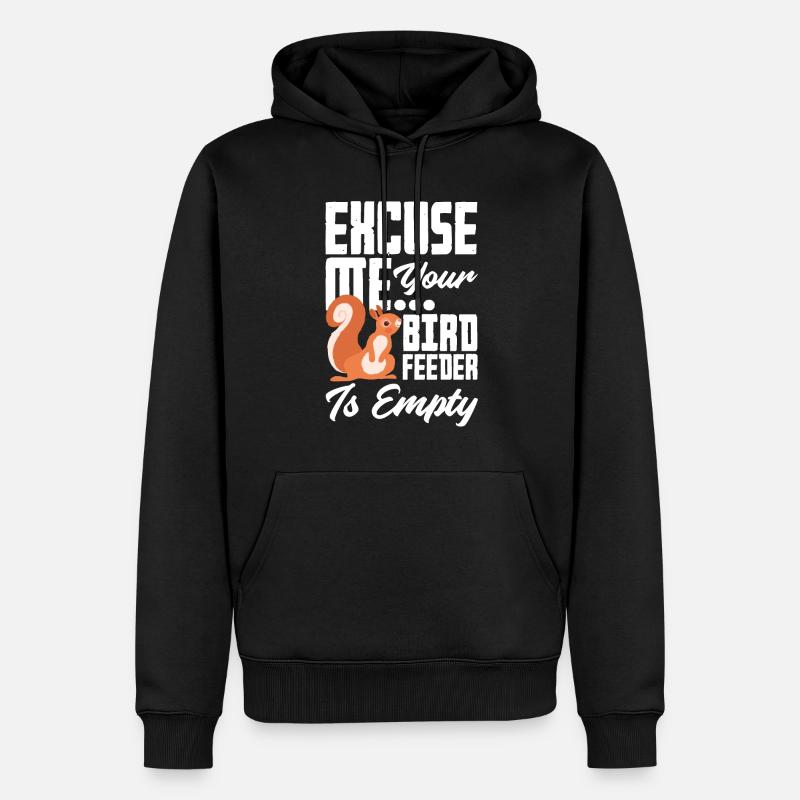 Écureuil - Sweat à capuche Premium bio Homme - noir