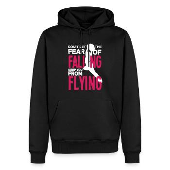 Lustiges Cheerleader Cheerleading Geschenk - Männer Premium Bio Hoodie - Schwarz - Vorne - Nico (187cm)