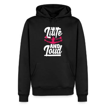 Lustiges Cheerleader Cheerleading Geschenk - Männer Premium Bio Hoodie - Schwarz - Vorne - Nico (187cm)