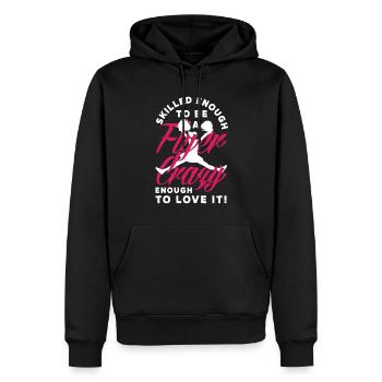 Lustiges Cheerleader Cheerleading Geschenk - Männer Premium Bio Hoodie - Schwarz - Vorne - Nico (187cm)
