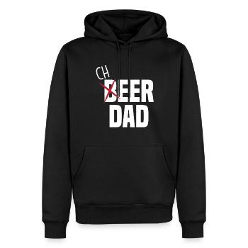 Lustiges Cheerleader Cheerleading Geschenk - Männer Premium Bio Hoodie - Schwarz - Vorne - Nico (187cm)