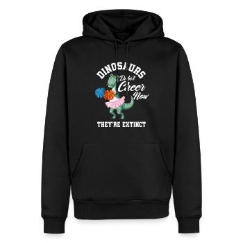Lustiges Cheerleader Cheerleading Geschenk - Männer Premium Bio Hoodie - Schwarz - Vorne - Nico (187cm)