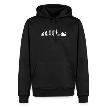 Kajak Kanu - Männer Premium Bio Hoodie - Schwarz - Vorne - Nico (187cm)